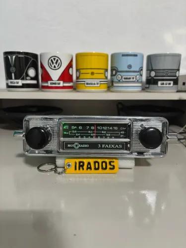 Rádio Motoradio 3 Faixas com Bluetooth