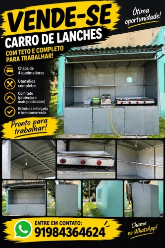 CARRO DE LANCHE COMPLETO