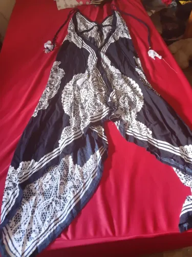 Vestido lenço de ponta