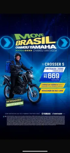 XTZ CROSSER S - MOVE BRASIL | PRIMEIRA P 60 DIAS | 46X 669,00