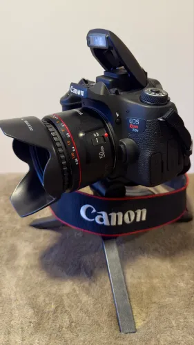 Canon EOS Rebel T6s + Lente Yongnuo 50mm f/1.8 - Kit Completo!