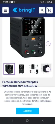 FONTE DE BANCADA ( NOVA ) " TROCO ".