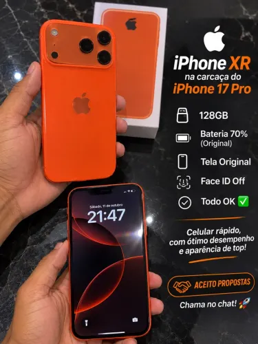 iPhone XR Na Carcaça Do 17 Pro