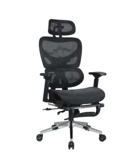 Cadeira Dr. Office Master - Completa, Braços 3d, Apoio para os pés e Mesh.