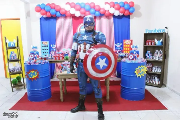 Personagem vivo Os vingadores 