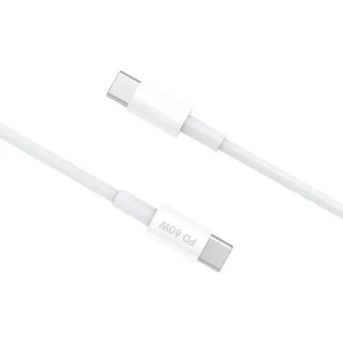 CABO USB-C PARA USB-C KAIDI KD-27 - 1 METRO - PD 60W - TURBO - CARGA E DADOS