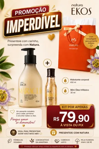 KIT NATURA NA PROMOÇÃO! IMPERDÍVEL!!!