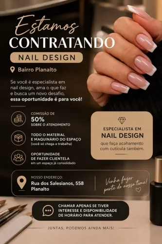 Parceria  Emprego Manicure Nail Designer