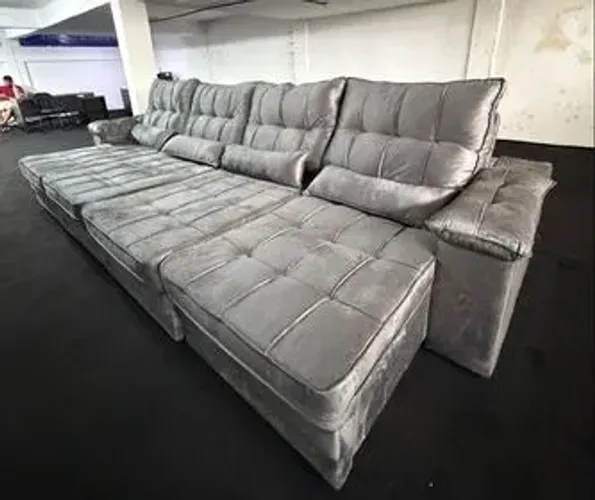 Sofá Morfeu Retrátil e Reclinável 3,70m - (Entregamos)!!
