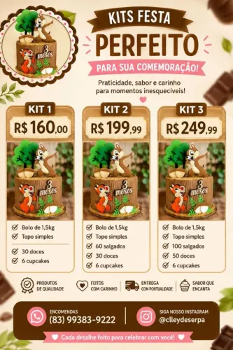 Kits festas preço único e qualidade em um só lugar