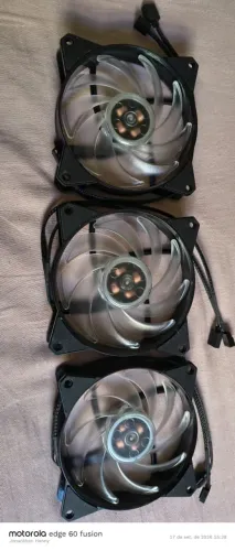 Kit Fans Cooler Master Master Fan 120AB ARGB