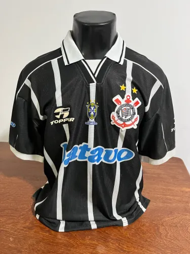 Camisa Corinthians Topper Batavo Away 1999 #4 Gamarra GG