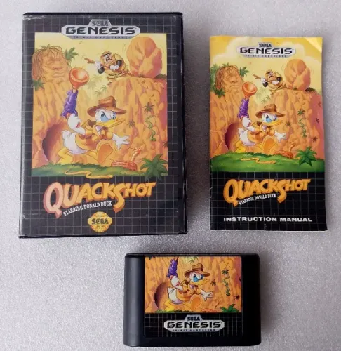 Quackshot original Americano para Mega Drive