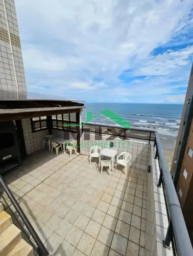 Apartamento Mobiliado com Vista para o Mar em Mongaguá Varanda, Lazer e Pronto para Uso!