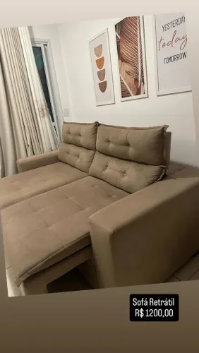Sofá Retrátil 2 lugares