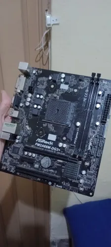 PLACA MÃE GAMER AMD FM2A68M-DG+ - DDR3 ASROCK