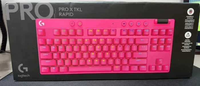 Teclado Logitech G Pro X TKL RAPID - Magenta