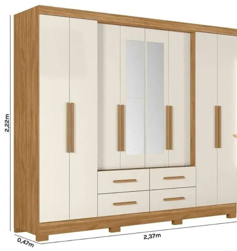 Vende se guarda roupa 8 portas