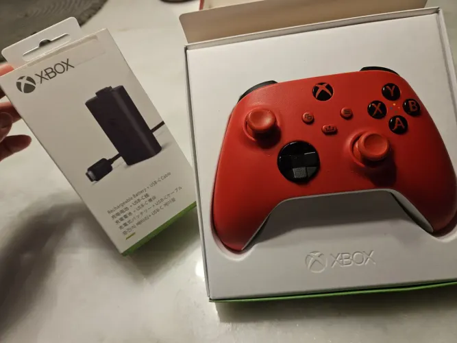 Pulse red com carregador original Xbox