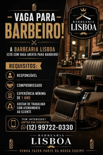 Vaga para barbeiro
