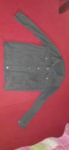 Jaqueta jeans verde-escuro masculina | GG