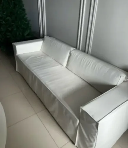 SOFÁ SACARO 2,50m Saccaro - LINHO IMPERMEÁVEL | ALTO PADRÃO | EXCELENTE ESTADO