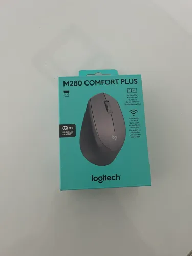 Mouse Logitech sem fio M280 Comfort Plus LACRADO