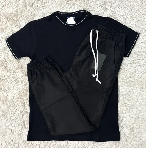 Kit Camisa Punho é Calça Jogger Preta