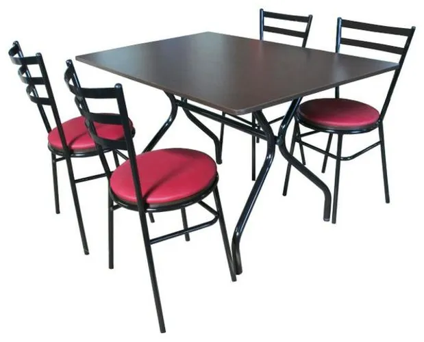 Mesa para Refeitório 4 lugares - Entrega Rápida