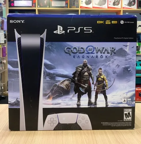 PS5 Mídia Digital + God Of War Ragnarok - até 12x sem juros, Loja física em Curitiba 