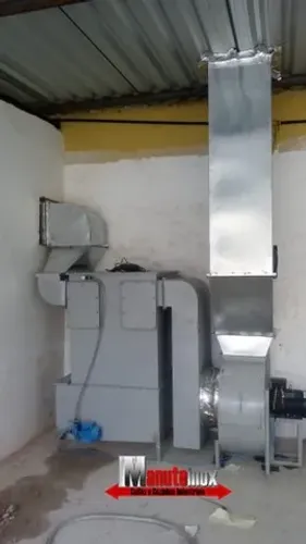 Lavador de gases inox caixa lavadora