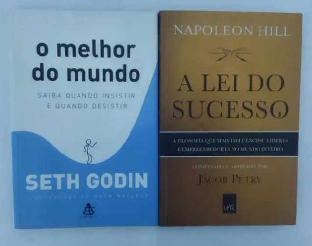 A lei do sucesso Jacob Petry O melhor do mundo Seth Godin 