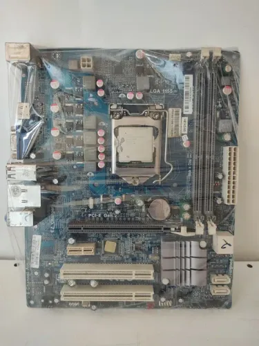 Placa mãe 1155 ECS H6H2-M3 DDR3 com Espelho