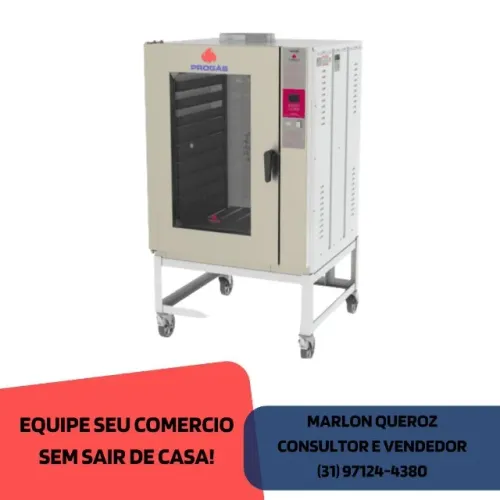 Forno Eletrico 8 Esteiras Progas Novo