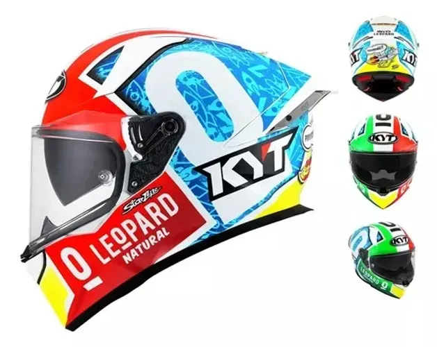 Capacete KYT R2R MAX FOGGIA MISANO Brilhante