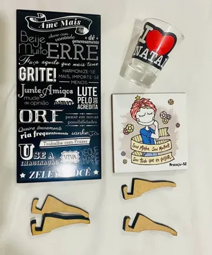 Kit cerâmica decoração