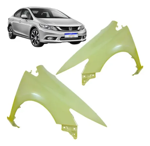 Paralama Honda Civic 2012 2013 2014 2015 2016 Dianteiro Novo