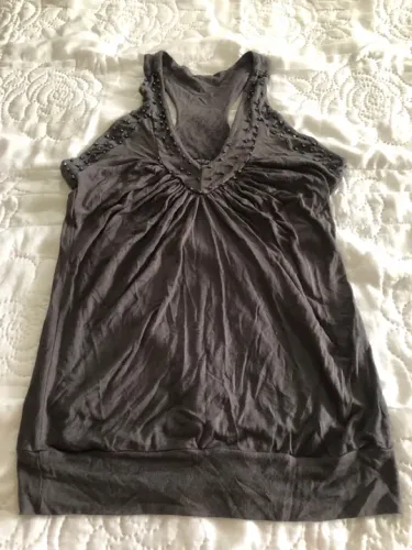 Blusinha cinza 7 reais
