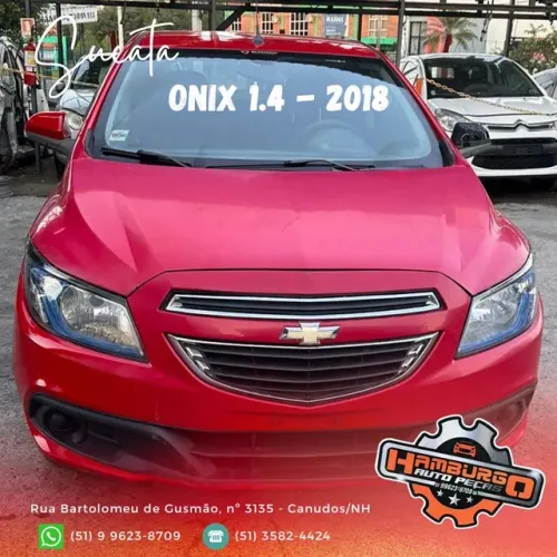Sucata onix 2018 1.4 completo 