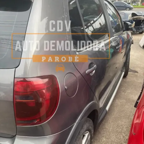 Sucata VW Crossfox GII 2010 2011 Cinza Disponível para venda de peças