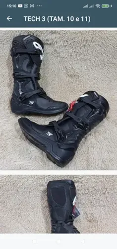Botas para motos de cross diversas marcas com 50 % de desconto .