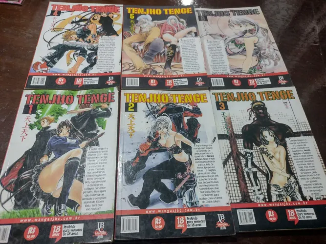 Mangá Tenjho Tenge - Volumes 1 a 6
