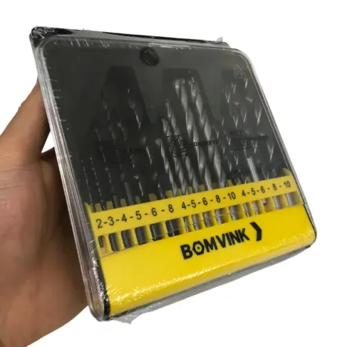 Kit de Brocas 16 Peças para Madeira, Concreto e Aço