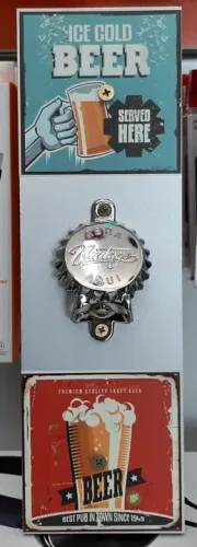 Abridor de Garrafa Personalizado ! Decore Vintage....Funcional