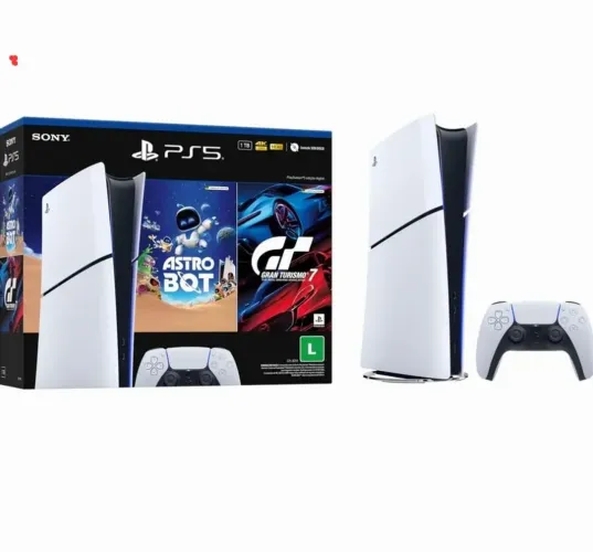 [OFERTA] PS5 Slim c/ 2 Jogos + GARANTIA 01 Ano. Temos Loja Física. Promoção Imperdível!