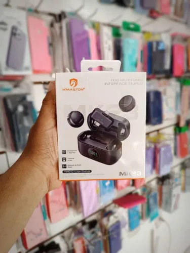 Microfone lapela Duplo  Tipo-C/Lightning promoção - Entrega em São Luís e região