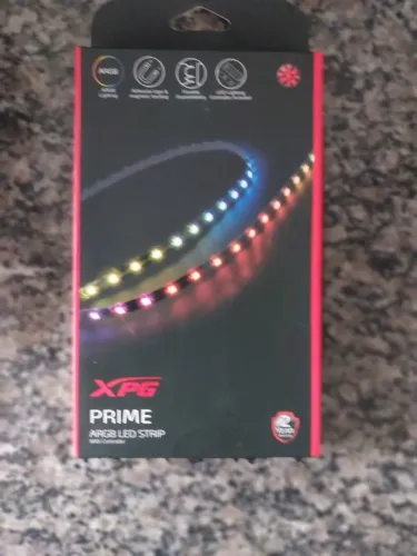 Fita de LED XPG Prime Strip para Gabinete, 2x60cm, ARGB, SATA, Com Controladora, ARGBSTRIP