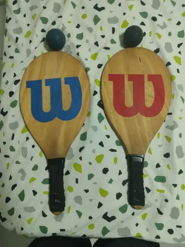 Raquetes de frescobol Wilson?