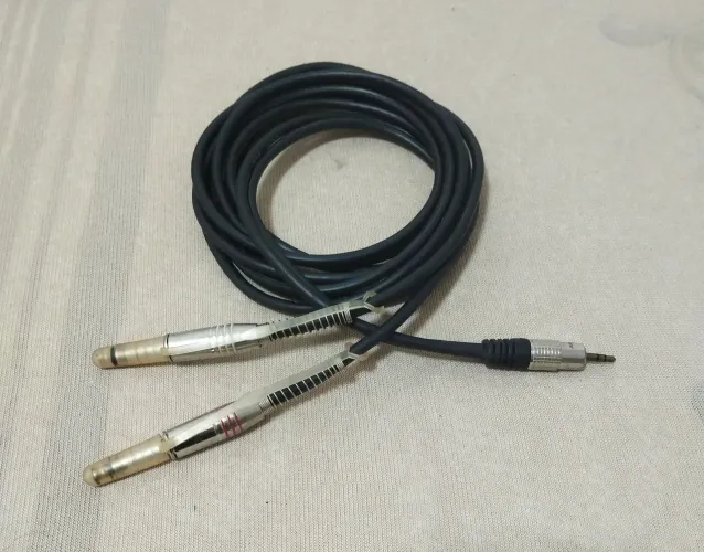 Cabo 2 P10 mono x RCA - 2.5 metros