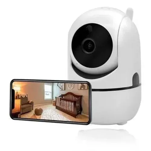 Camera De Segurança Interna Pan Tilt Zoom Wifi Fullhd Sc-b32 Cor Branco